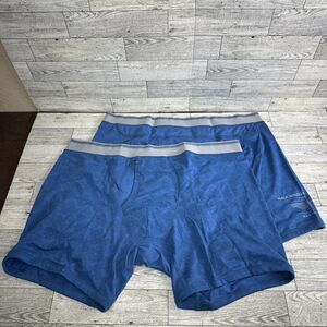 Mack Weldon 18-Hour Jersey Boxer Brief 2-Pack Blue Size X-Large 36-40” New